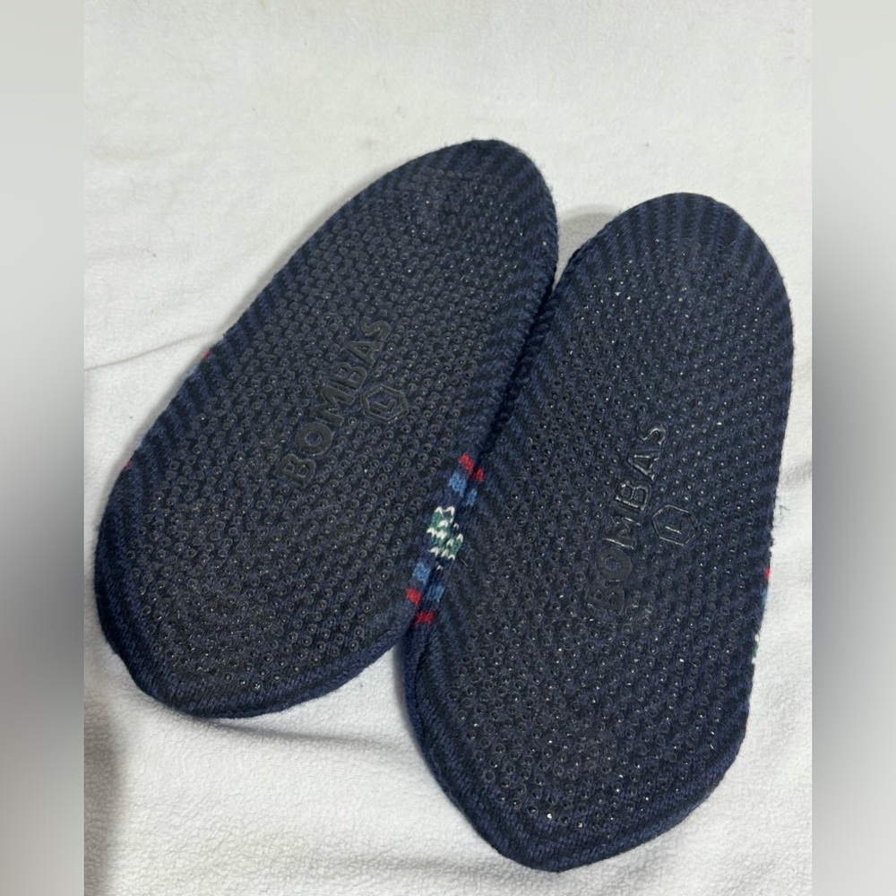 Bombas Fair Isle Gripper Slipper Size Mens Large 10-12.5 - Picture 10 of 11
